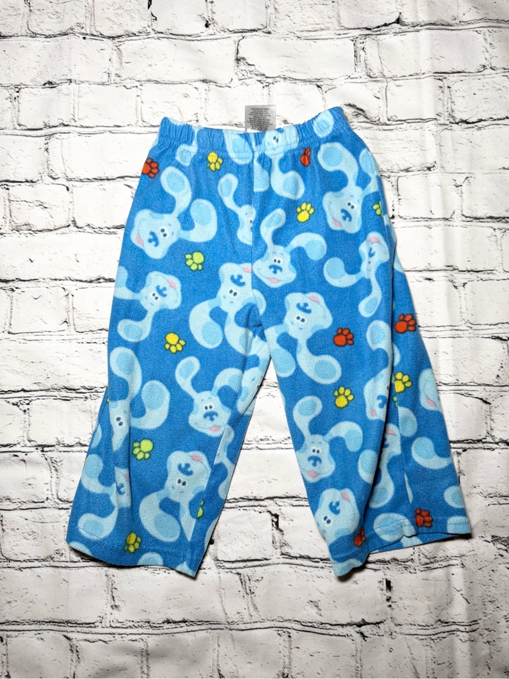 Blues Clues fleece pajama bottoms. Size 4T